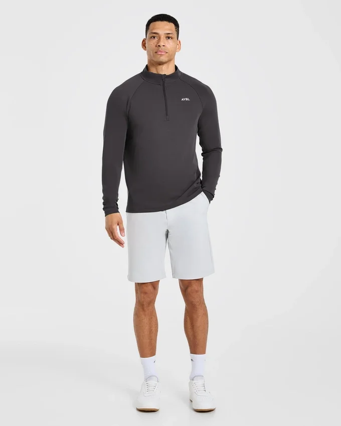 Precision Hybrid Pullover mit 1/4-Reißverschluss