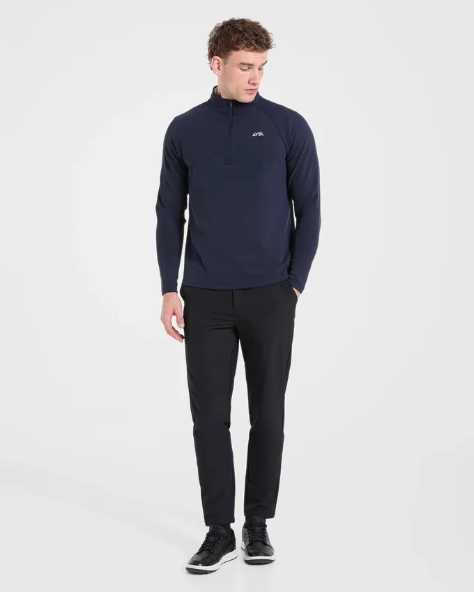 Precision Hybrid Pullover mit 1/4-Reißverschluss