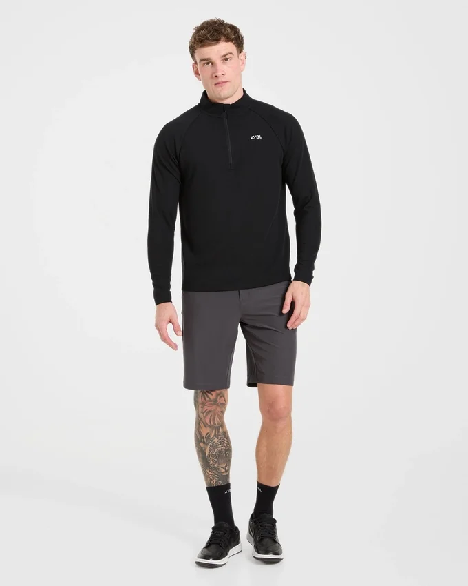 Precision Hybrid Pullover mit 1/4-Reißverschluss