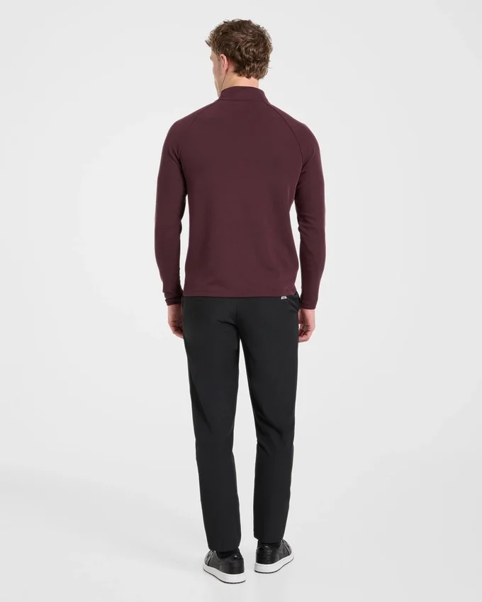 Precision Hybrid Pullover mit 1/4-Reißverschluss