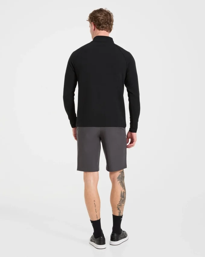 Precision Hybrid Pullover mit 1/4-Reißverschluss