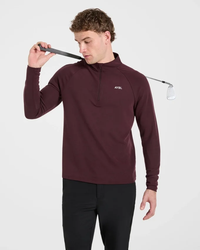 Precision Hybrid Pullover mit 1/4-Reißverschluss