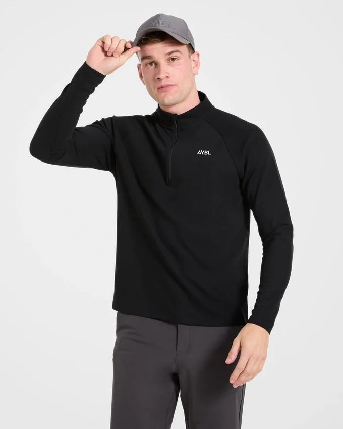 Precision Hybrid Pullover mit 1/4-Reißverschluss