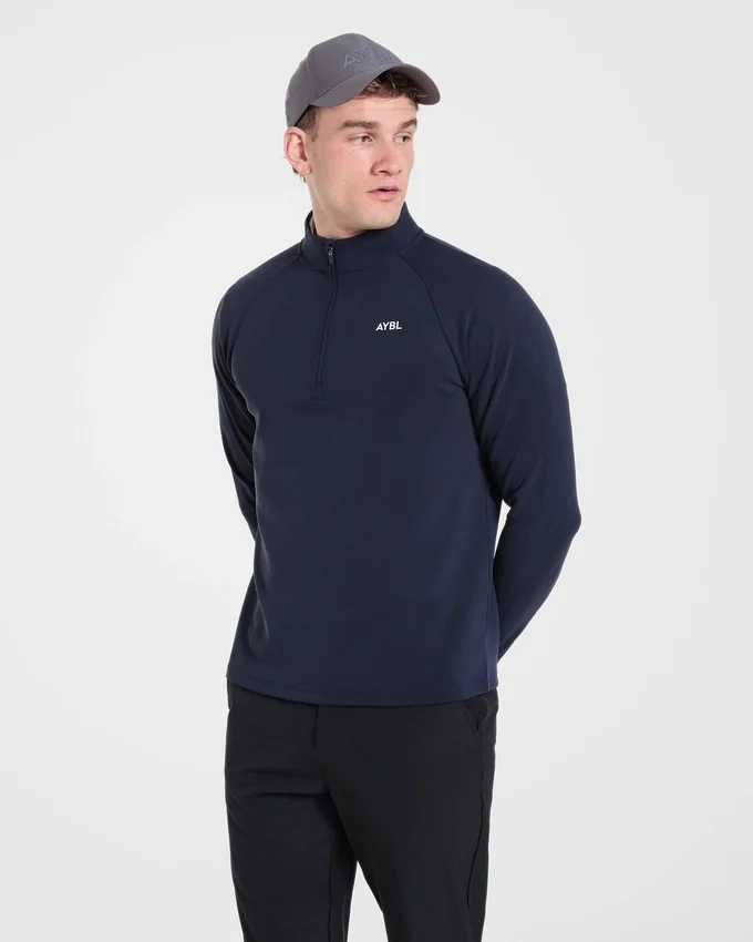 Precision Hybrid Pullover mit 1/4-Reißverschluss