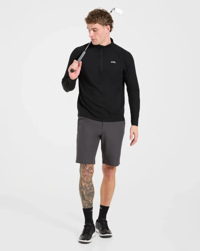 Precision Hybrid Pullover mit 1/4-Reißverschluss