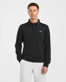 Precision Langarm-Pullover mit Kragen