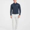 Precision Langarm-Pullover mit Kragen
