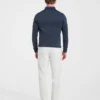 Precision Langarm-Pullover mit Kragen