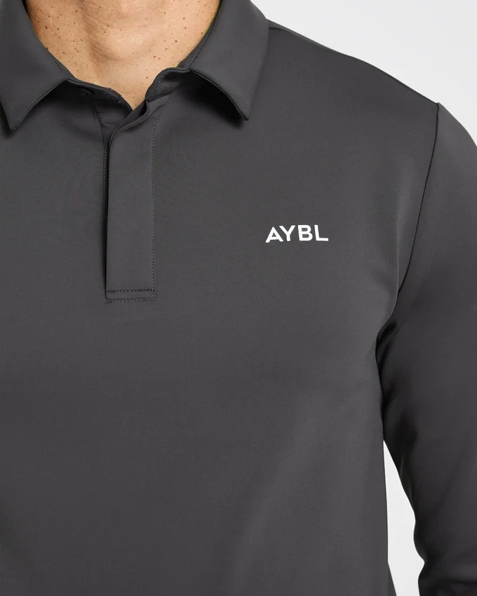 Precision Langarm-Pullover mit Kragen