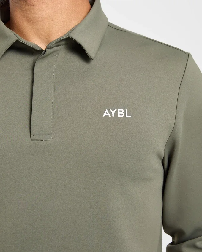 Precision Langarm-Pullover mit Kragen