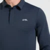 Precision Langarm-Pullover mit Kragen