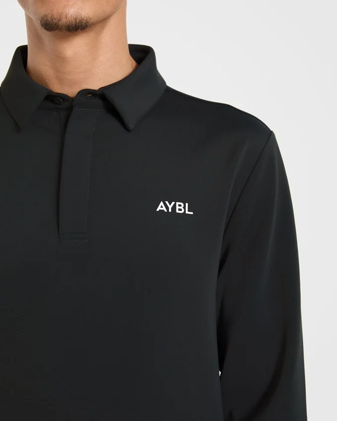 Precision Langarm-Pullover mit Kragen