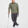 Precision Langarm-Pullover mit Kragen