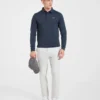 Precision Langarm-Pullover mit Kragen