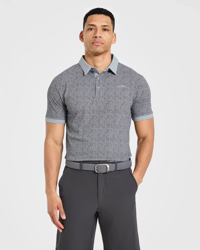 Precision Leopard Polo