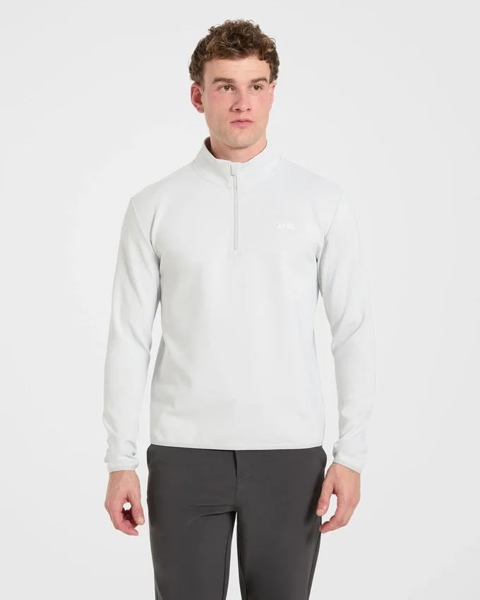 Precision Pullover mit 1/4-Reißverschluss