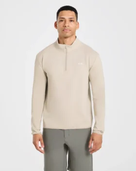 Precision Pullover mit 1/4-Reißverschluss