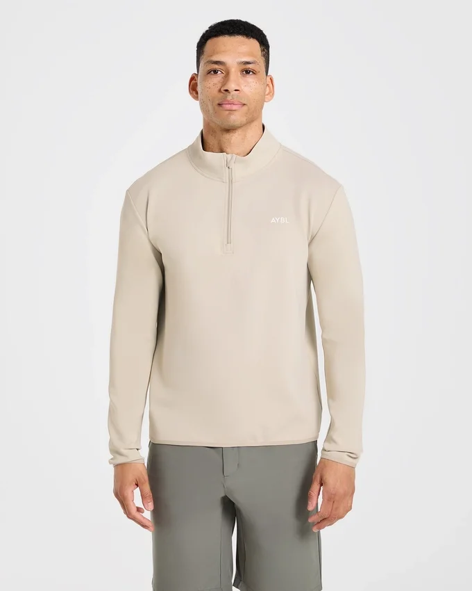 Precision Pullover mit 1/4-Reißverschluss