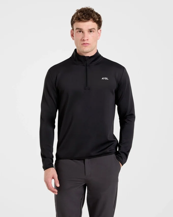 Precision Pullover mit 1/4-Reißverschluss