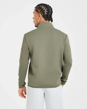 Precision Pullover mit 1/4-Reißverschluss