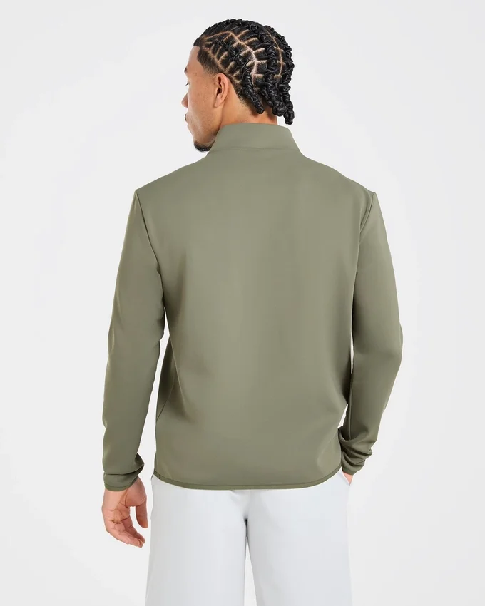 Precision Pullover mit 1/4-Reißverschluss
