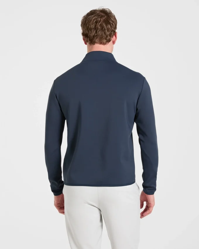 Precision Pullover mit 1/4-Reißverschluss