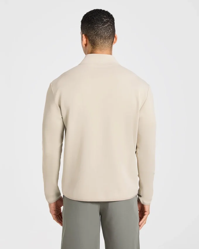 Precision Pullover mit 1/4-Reißverschluss