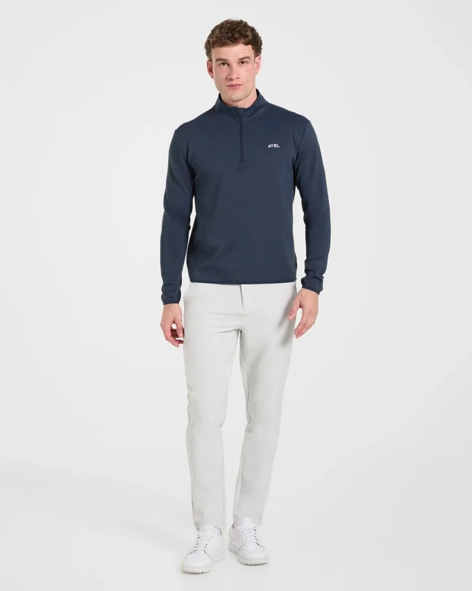 Precision Pullover mit 1/4-Reißverschluss