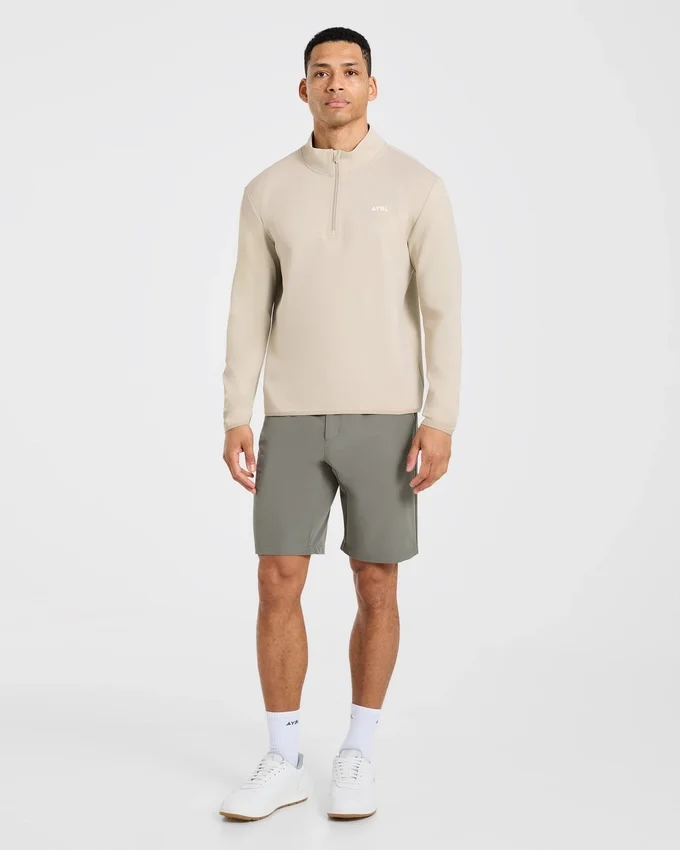 Precision Pullover mit 1/4-Reißverschluss