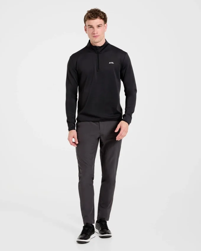 Precision Pullover mit 1/4-Reißverschluss