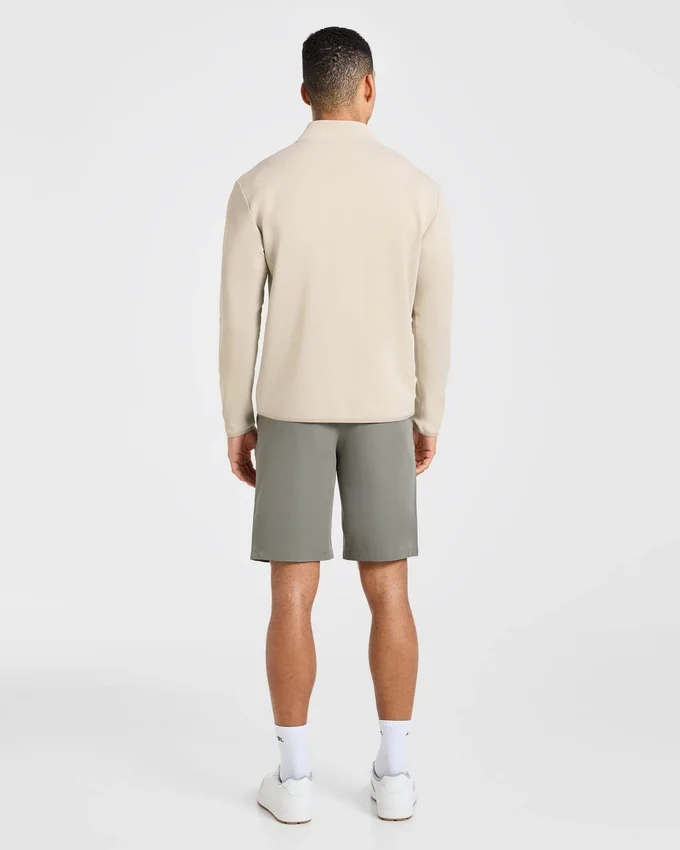Precision Pullover mit 1/4-Reißverschluss