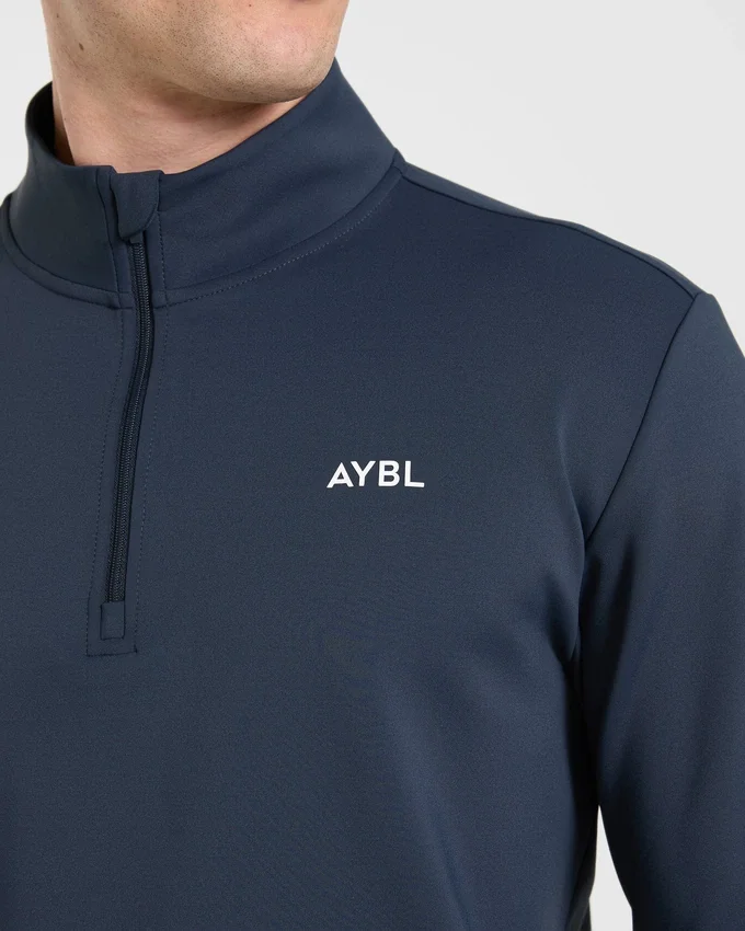 Precision Pullover mit 1/4-Reißverschluss