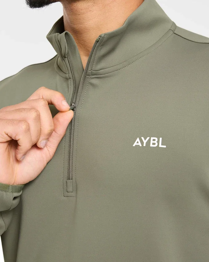 Precision Pullover mit 1/4-Reißverschluss