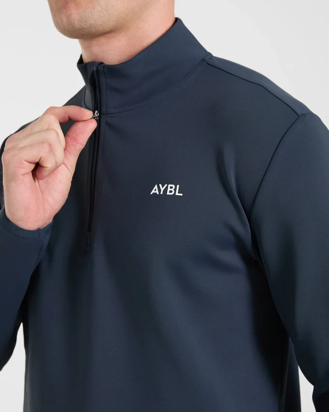 Precision Pullover mit 1/4-Reißverschluss