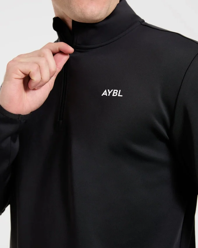 Precision Pullover mit 1/4-Reißverschluss