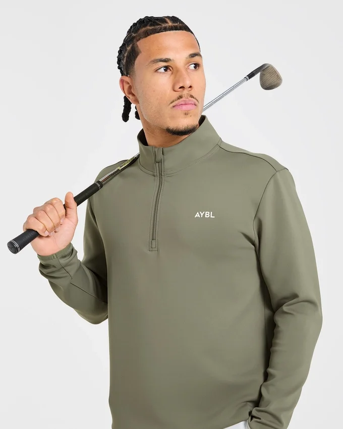 Precision Pullover mit 1/4-Reißverschluss