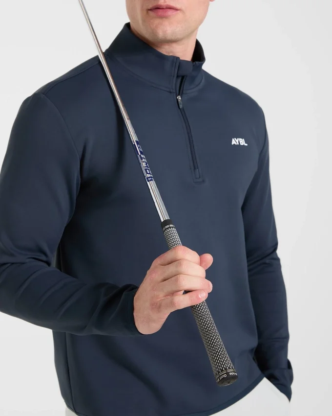 Precision Pullover mit 1/4-Reißverschluss
