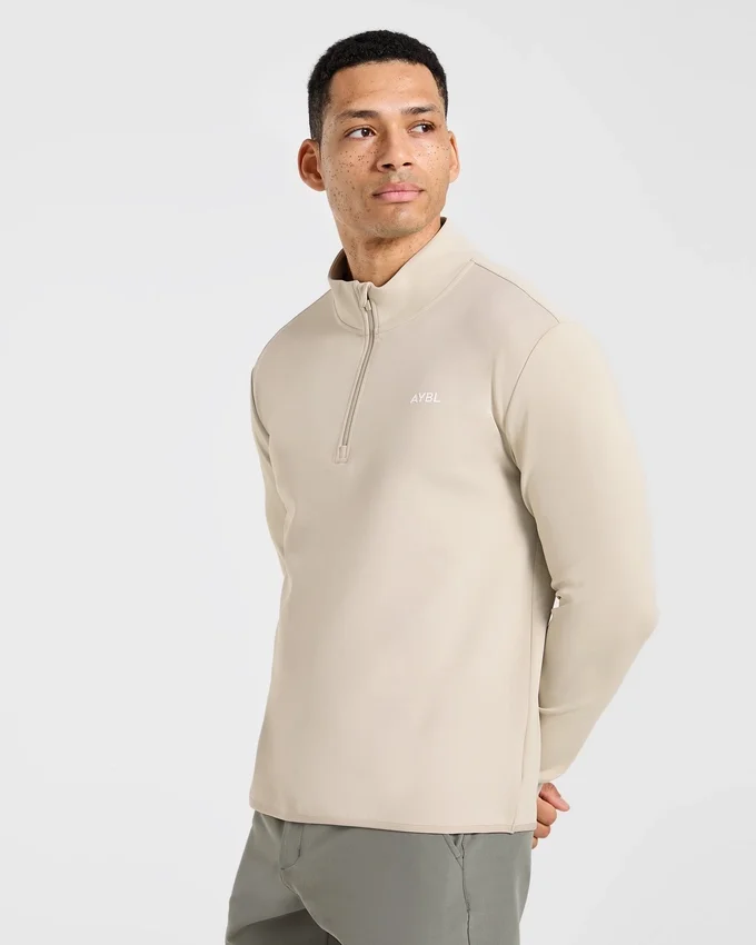 Precision Pullover mit 1/4-Reißverschluss