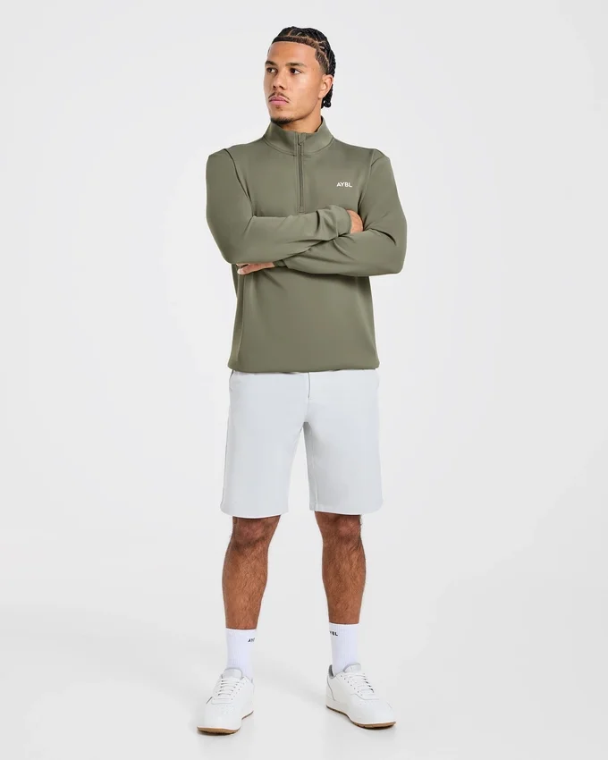 Precision Pullover mit 1/4-Reißverschluss