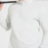 Precision Pullover mit 1/4-Reißverschluss