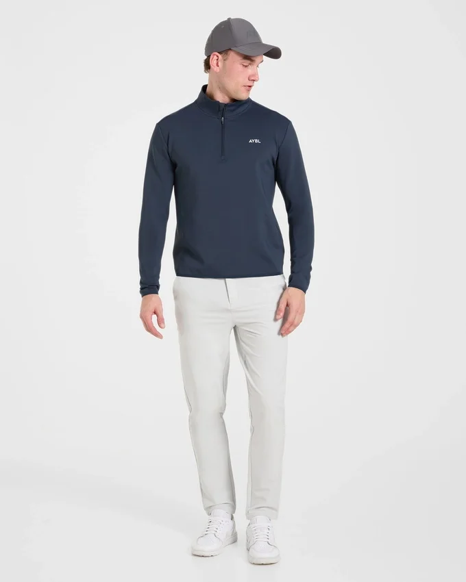 Precision Pullover mit 1/4-Reißverschluss