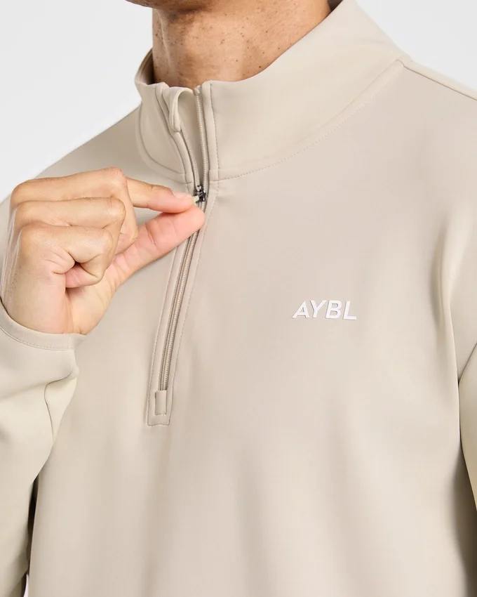 Precision Pullover mit 1/4-Reißverschluss