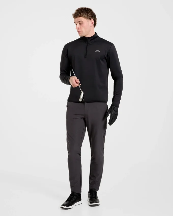 Precision Pullover mit 1/4-Reißverschluss