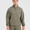 Rebound Pullover mit 1/4-Reißverschluss