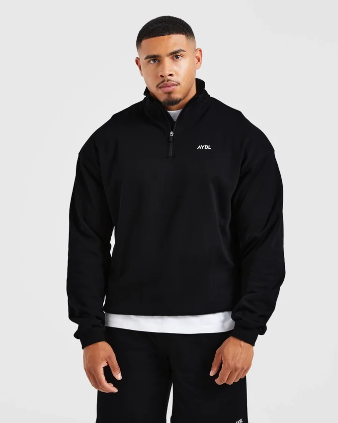 Rebound Pullover mit 1/4-Reißverschluss