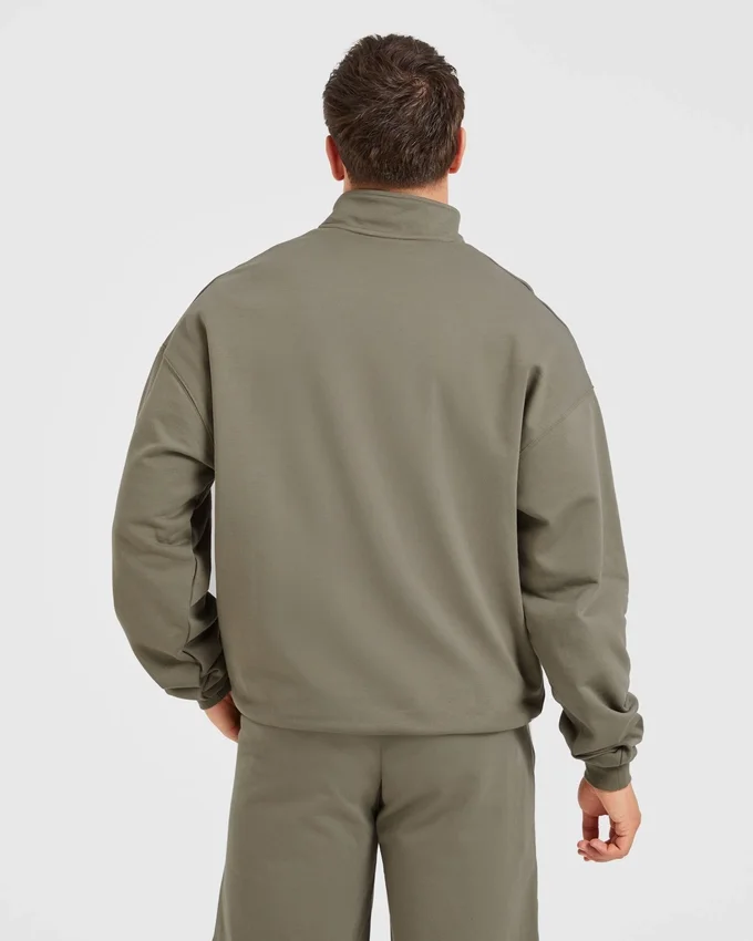 Rebound Pullover mit 1/4-Reißverschluss