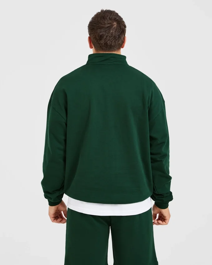 Rebound Pullover mit 1/4-Reißverschluss