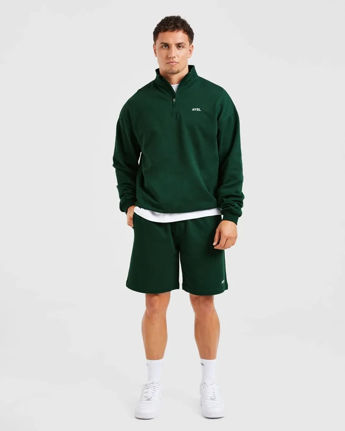 Rebound Pullover mit 1/4-Reißverschluss