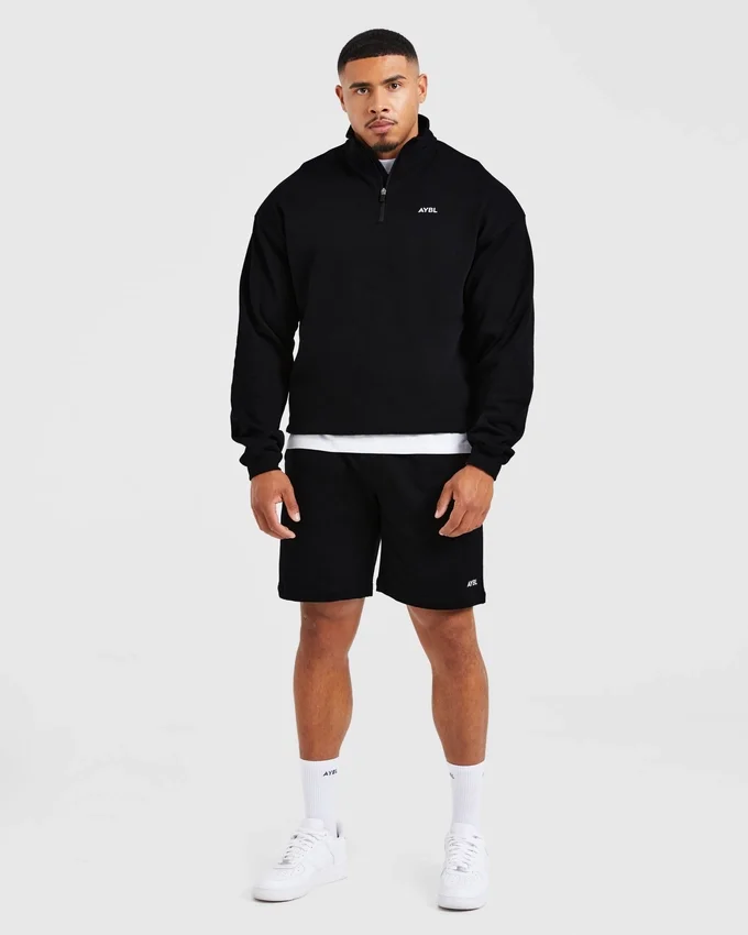 Rebound Pullover mit 1/4-Reißverschluss