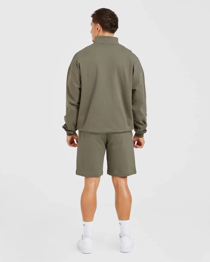 Rebound Pullover mit 1/4-Reißverschluss